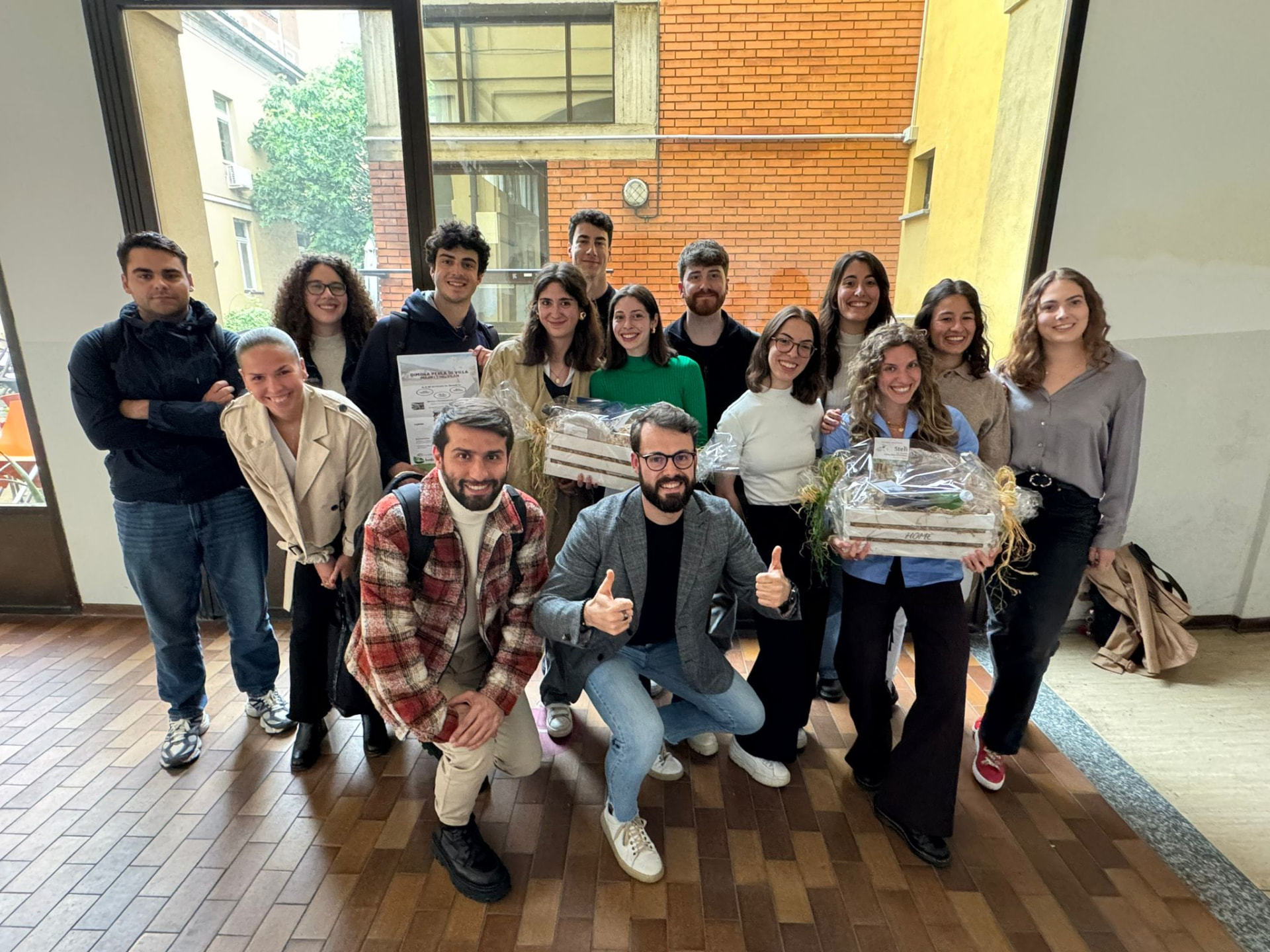 Students of the University of Pavia visiting Tenuta Bonisolo for the case study on slow tourism in Valtellina